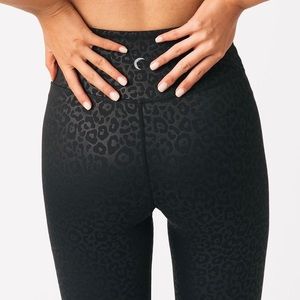 Zyia Leopard Light n Tights black 28" size 12